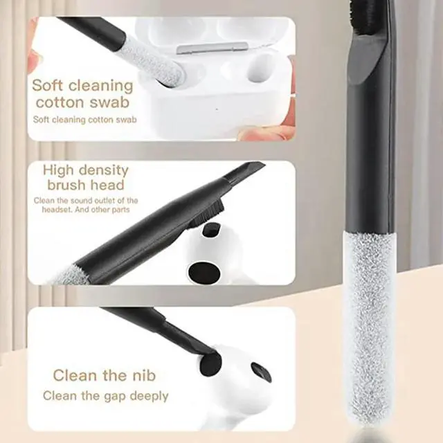 Alt view image 4 of 4 - Ruth's sister Keyboard Cleaning Brush Computer Dust Removal Soft Brush Mobile Phone Headset Cleaning Pen Wipe Notebook Cleaning Set