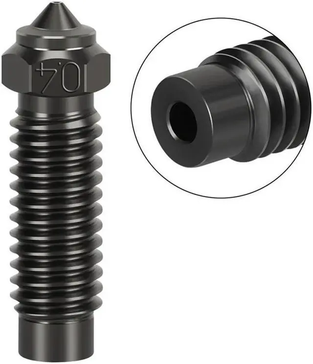 Alt view image 2 of 4 - Ruth's sister 3D Printer Extruder Hotend Nozzle Kit-8Pcs Brass Nozzles, 2Pcs Hardened Steel Nozzles, For Elegoo Neptune 4 Plus/4 Max Durable