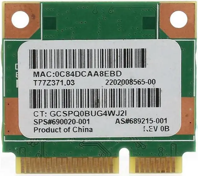 Main image of Ruth's sister 3X RT3290 150Mbps Wi-Fi Wireless Network Card Bluetooth-Compatible For Pavilion G7-2000 Ralink 802.11B/G/N