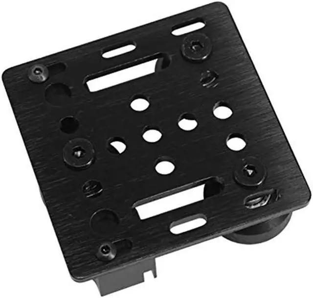 Alt view image 3 of 4 - Ruth's sister V Wheel With Plate And 6Mm Belt Buckle For 2020 Aluminum Profile 3D Printer Parts For CNC Kossel Black Wheel