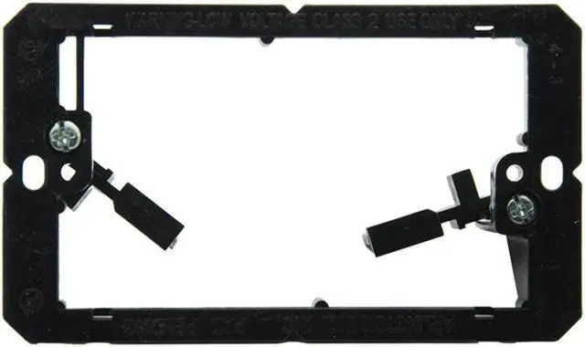 Alt view image 2 of 4 - Ruth's sister 2X Ethernet Wall Plate With Low Voltage Mounting Bracket,Single Gang 2 Port Cat6 Keystone Ethernet Cable Wall Outlet