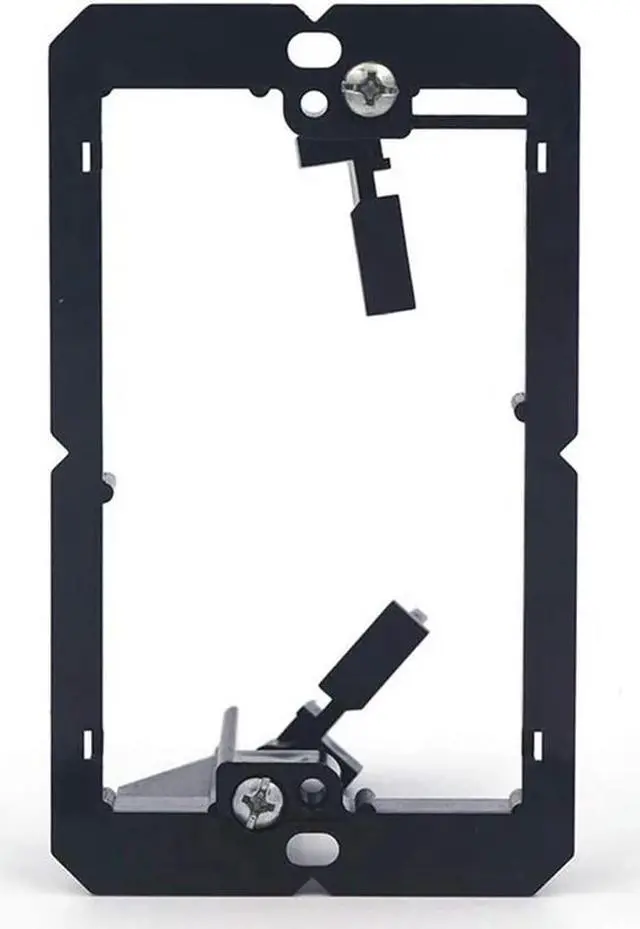 Alt view image 3 of 4 - Ruth's sister 2X Ethernet Wall Plate With Low Voltage Mounting Bracket,Single Gang 2 Port Cat6 Keystone Ethernet Cable Wall Outlet