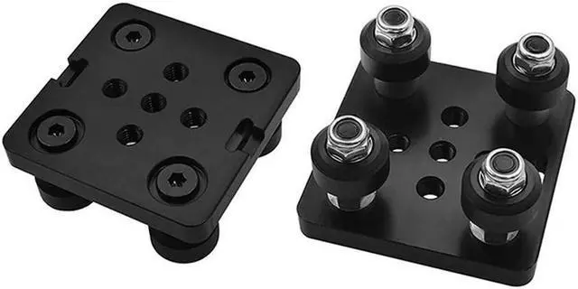 Main image of Ruth's sister 3D Printer Accessories Parts, Openbuilds2040 Aluminum Profile Pulley V-Shaped Gantry Plate, V-Slot Mini Five-Wheel Disc