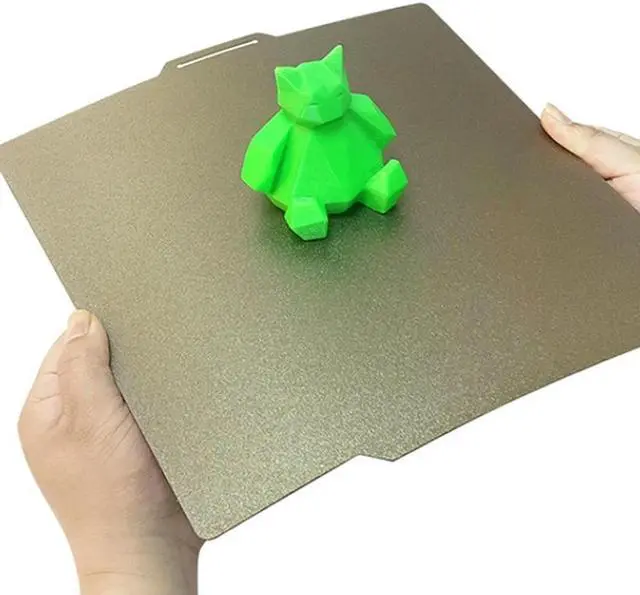 Alt view image 4 of 4 - Ruth's sister For Bambu Lab X1 P1S P1P Build Plate PEI Bed Texture Double Sided Spring Steel 257X257mm For Lab P1 3D Printer Easy Install