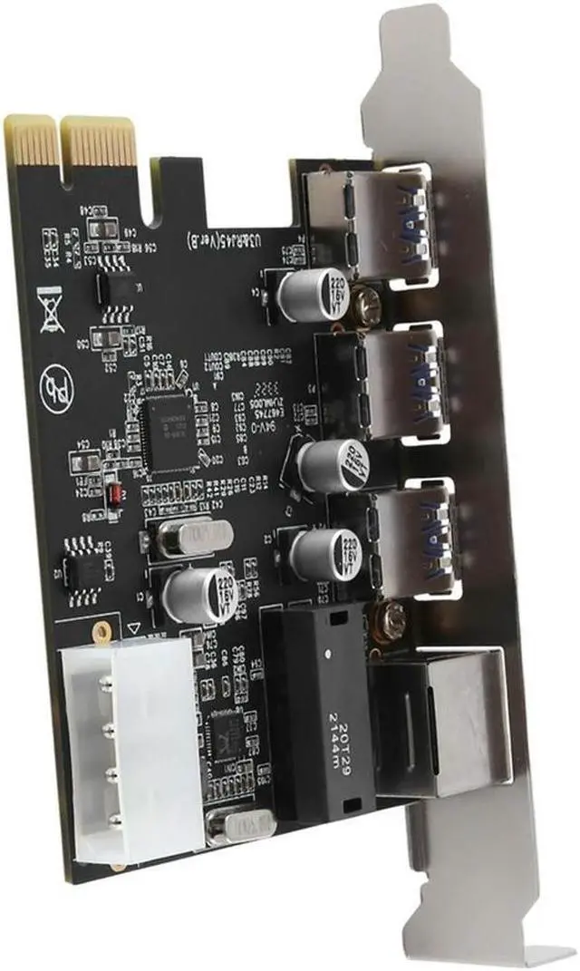 Alt view image 4 of 4 - Ruth's sister 1 Piece Pcie Slot To RJ45 USB 3.0 Pcie Expansion Card With Gigabit Ethernet Controller PCI Express Adapter For Desktop PC
