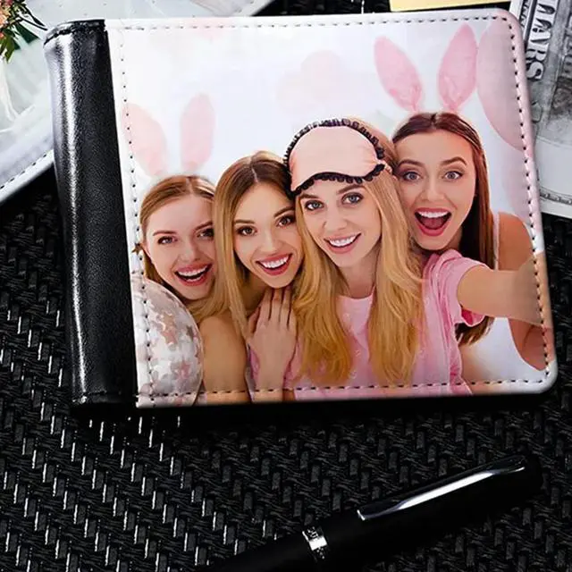 Alt view image 4 of 4 - Ruth's sister 4Pcs Sublimation Wallet Blank Heat Transfer Sublimation Wallets Bank Card Holder For Men Gift Office Travel Work Supply