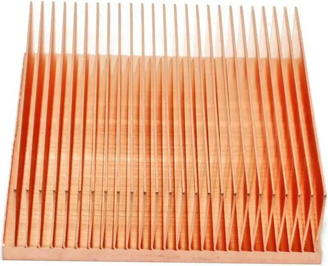 Alt view image 4 of 4 - Ruth's sister Pure Copper Radiator DIY Radiator Cooler Is Suitable For Raspberry Pi Electronic 3D Printer Chip IC