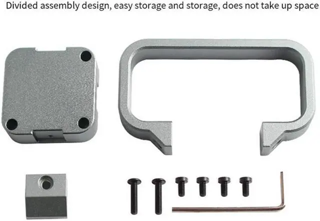 Alt view image 3 of 4 - Ruth's sister For Bambu A1 Mini All Metal Handle CNC AL6061 Material Kit Easy To Hold For Bambu Lab A1 MINI 3D Printer