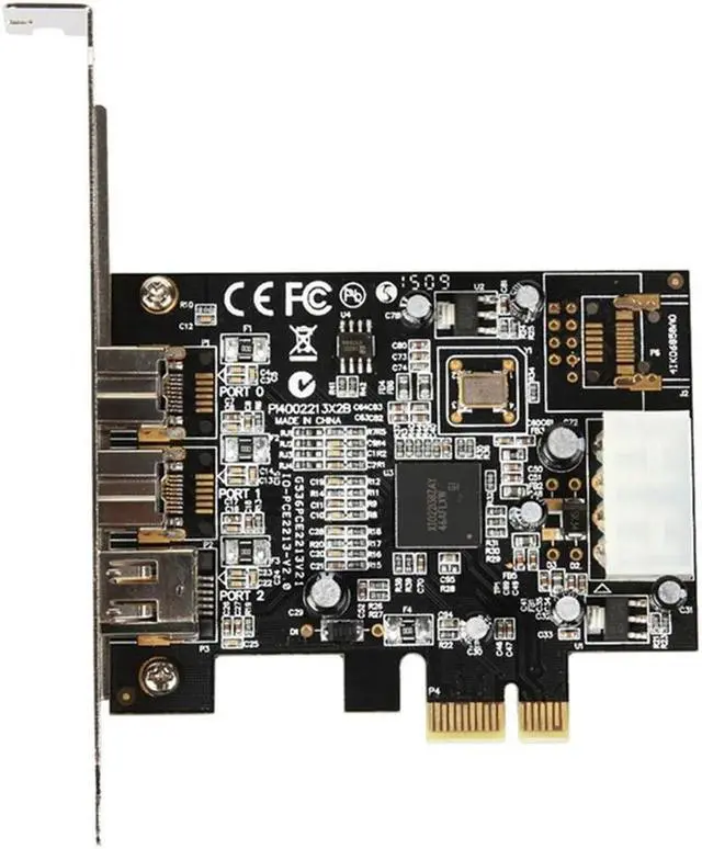 Main image of Ruth's sister PCI Express 3 Port Video Capture Card Firewire 1394B & 1394A Pcie 1.1 X1 Card TI XIO2213B Chipset