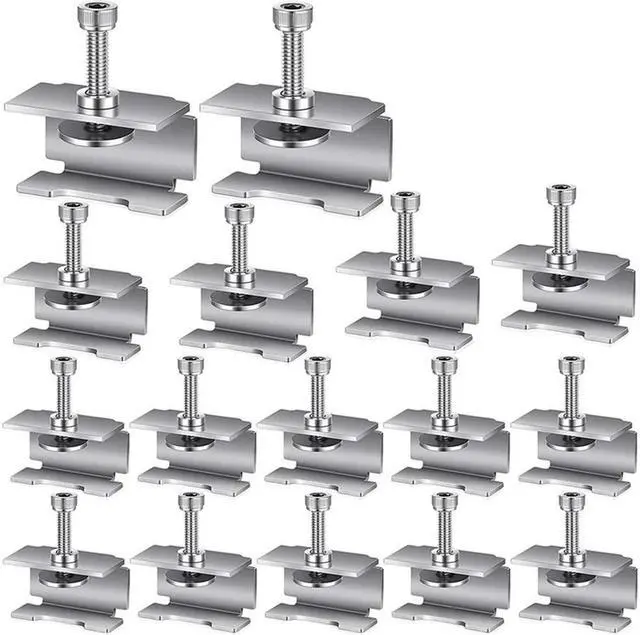 Main image of Ruth's sister 16 Pcs Glass Bed Clips Clamps 3D Printer Bed Clips Accessories For Ender 3/3 Pro/3 V2/3S,Ender 5/Plus,CR-20 PRO