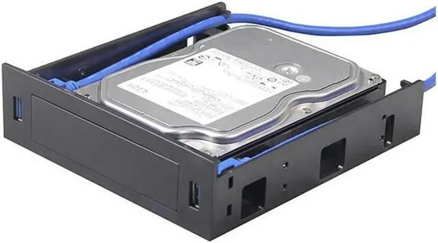 Alt view image 4 of 4 - Ruth's sister 6 X USB 3.0 Front Panel With 3.5Inch Device/HDD Or 2.5Inch SSD/HDD To 5.25 Floppy To Optical Drive Bay Tray Bracket