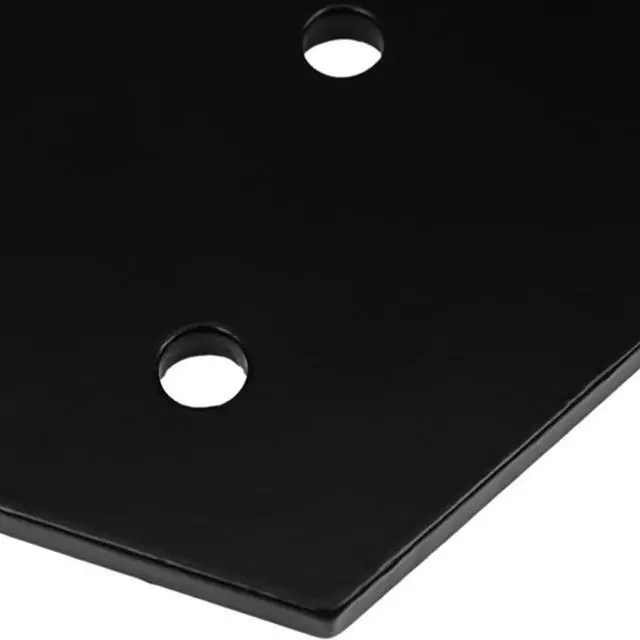 Alt view image 2 of 4 - Ruth's sister 3D Printer Frame Parts Standard 6Mm Slot Aluminum Profile 2020 Series Black 5-Hole T-Shaped Joint Plate With M5 T Nut