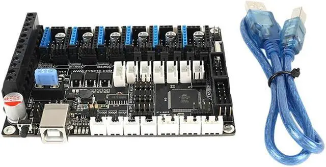 Main image of Ruth's sister 3D Printer Motherboard F6 V1.4 Control Board Compatible With TMC2208 UART Mode Supports 6 Drivers With USB Cable