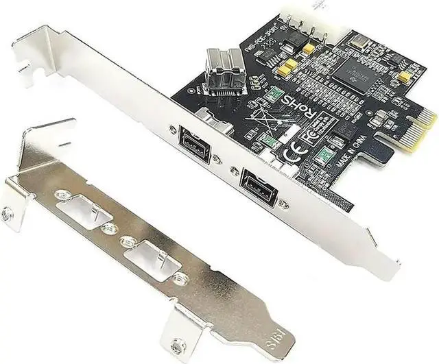 Alt view image 3 of 4 - Ruth's sister 3 Port PCI-E Firewire 800 Card IEEE External1394b X 2 + Internal 1394B X 1 Controller Card Adapter For Win 7/8/10