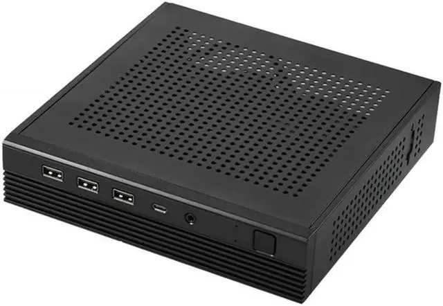 Alt view image 3 of 4 - Ruth's sister TX06 Mini HTPC ITX Case Typec Desktop Back Mount Mini Chassis