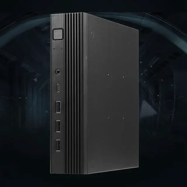 Alt view image 3 of 4 - Ruth's sister TX06 Desktop Mini ITX Chassis Mini Game Computer Chassis HTPC Chassis With Telescopic Base