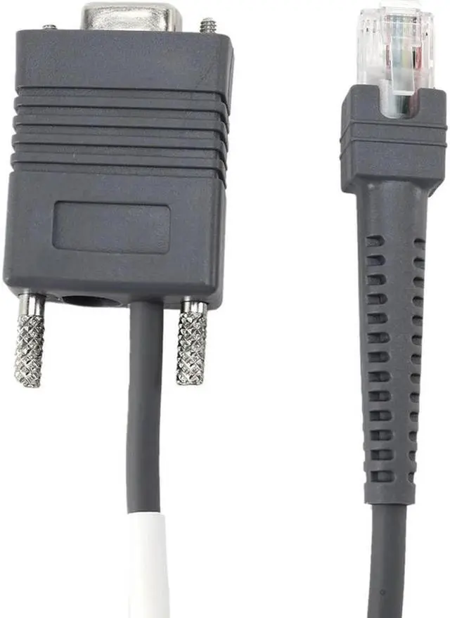 Alt view image 2 of 4 - Ruth's sister 6X LS2208 RS232 Serial Cable CBA-R01-S07PAR For Symbol Barcode Scanner LS2208 6.5 Feet