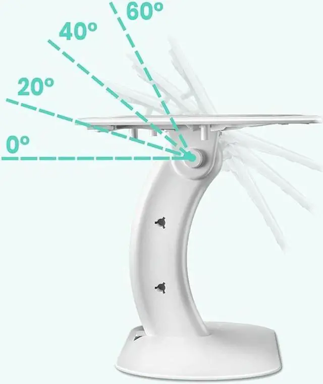 Alt view image 2 of 4 - Ruth's sister Laptop Stand - Portable Foldable Notebook Table Stand Bed Tray Pad,Adjustable Laptop Table Reading Desk For Home Office
