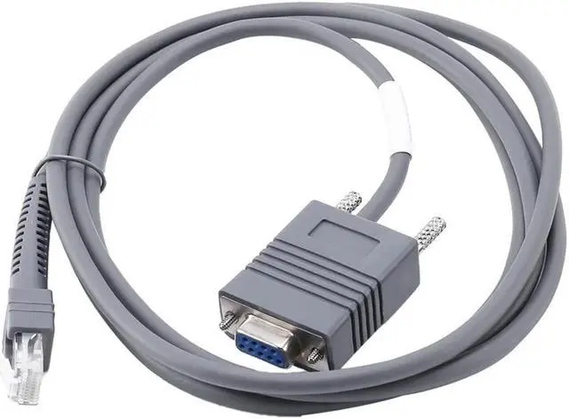Alt view image 3 of 4 - Ruth's sister 6X LS2208 RS232 Serial Cable CBA-R01-S07PAR For Symbol Barcode Scanner LS2208 6.5 Feet
