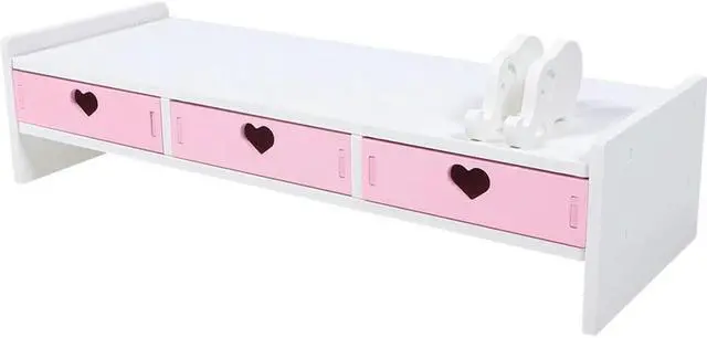 Main image of Ruth's sister Laptop Monitor Stand Desk Top Organizer Shelf Computer Screen Riser Heightened Rack Pvc Office Support Mount