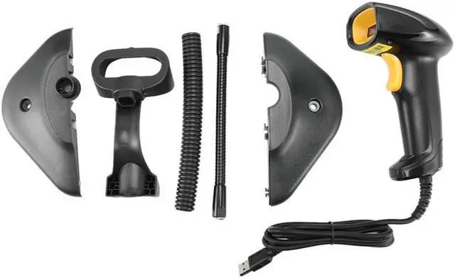 Alt view image 4 of 4 - Ruth's sister 2X Barcode Scanner Handheld Scanner With Stand Holder Automatic Bar Code Reader Auto Scanning POS Scan For Inventory