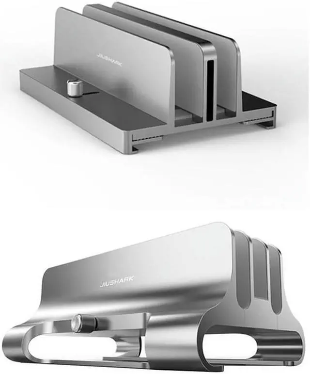 Main image of Ruth's sister JIUSHARK 2 Pcs Universal Vertical Laptop Stand Aluminum Desktop Stand Holder With Adjustable Dock JSNB-8 & JSNB-2