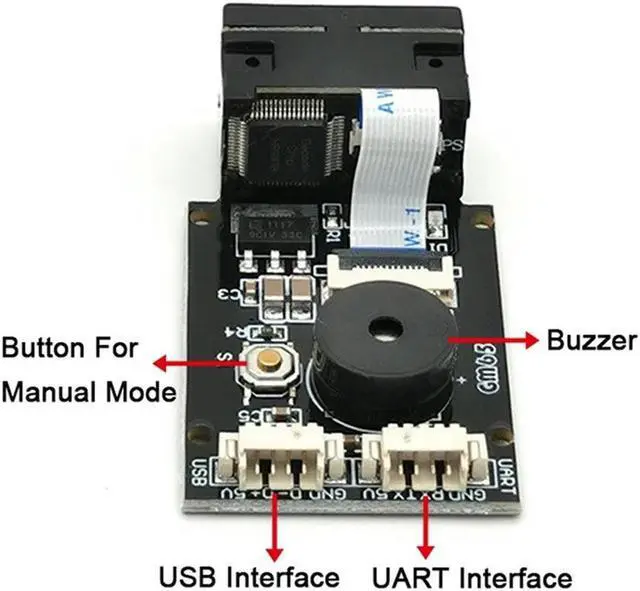 Alt view image 3 of 4 - Ruth's sister 3X GM65 1D 2D Barcode Scanner USB UART PDF417 Bar Code Reader QR Code Module For Bus Supermarket