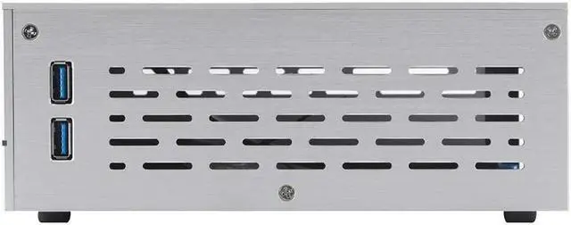 Alt view image 3 of 4 - Ruth's sister A01 Aluminum Mini-ITX HTPC Desktop Computer Chassis (Silver Aluminum)