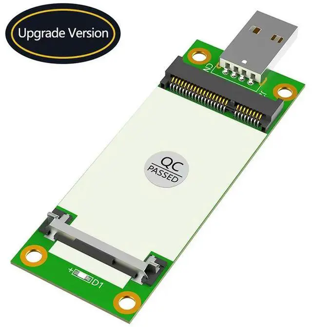 Main image of Mini PCIE to USB 2.0 Network Adapter Converter Riser Card with SIM Slot Support Mini PCI Express 3G/4G Module for Desktop Laptop