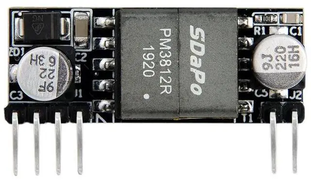 Main image of DP1435 Embedded Pin Type Standard 48V Small Size Supports 100M Gigabit PoE Module-AB01