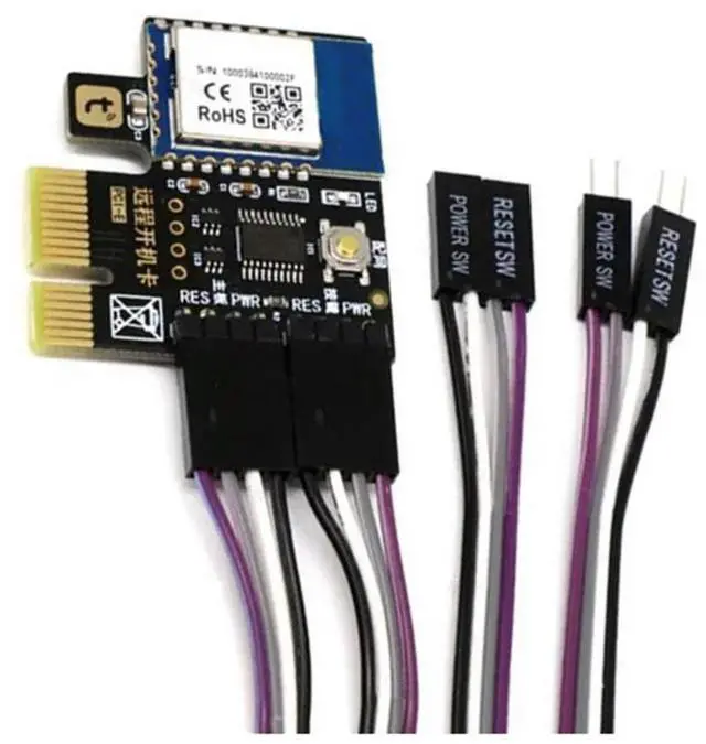 Main image of A3 Tuya Wifi PC Power Switch Desktop Computer Remote Boot Startup Card Telecommuting PICE MINI Card APP Remote Control-AB01