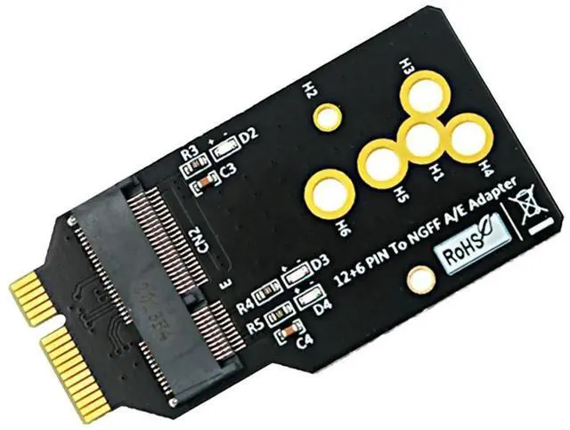 Main image of AX200/201/210 WIFI6 Module to 12+6 Pin Adapter Board Support 2230 M.2 Key A/E Module Replacing BCM94360CS2 Card-AB01
