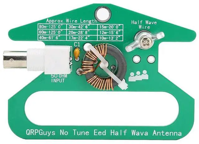 Main image of No Tune End Fed Half Wave Antenna Module Antenna No Tune Half Wave Portable Assembly 50Ohms Impedance Component-AB01