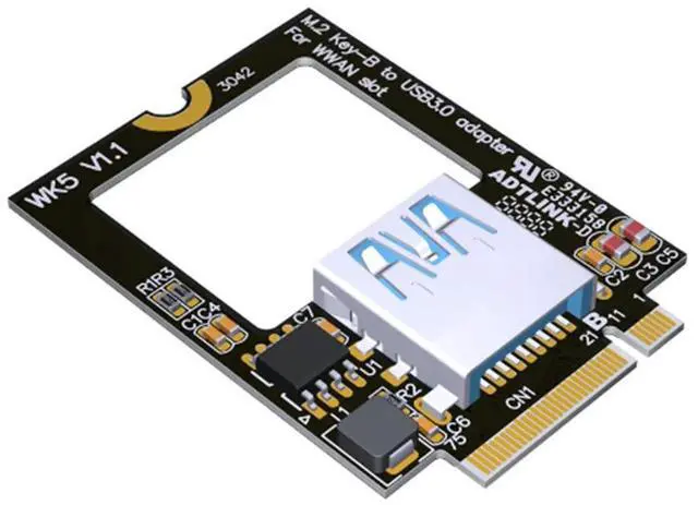 Main image of Laptop M.2 B Key to Bluetooth-Compatible WiFi Network Card USB 3.0 SSD NGFF 3042 Converter M2 Key-B WWAN 4G Slot to USB-AB01