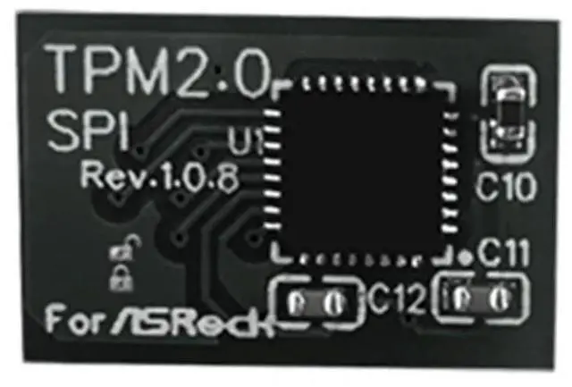 Main image of TPM 2.0 Encryption Security Module Remote Card 14 Pin SPI TPM2.0 Security Module for Motherboard-AB01