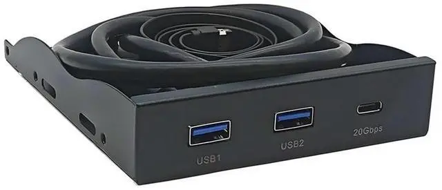 Main image of USB3.2 GEN2 TYPE-C 3.5-Inch Floppy Front Panel 2 Port USB3.2 + 1 Port USB3.2 Type-C 20Gbps for 3.5 Inch Floppy Drive Bay-AB01