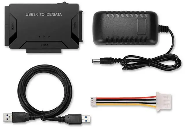 Main image of 2.5 3.5 Hard Disk Universal Adapter USB3.0 USB 3.0 Data Transfer to SATA IDE Combo External Converter (EU Plug)-AB01
