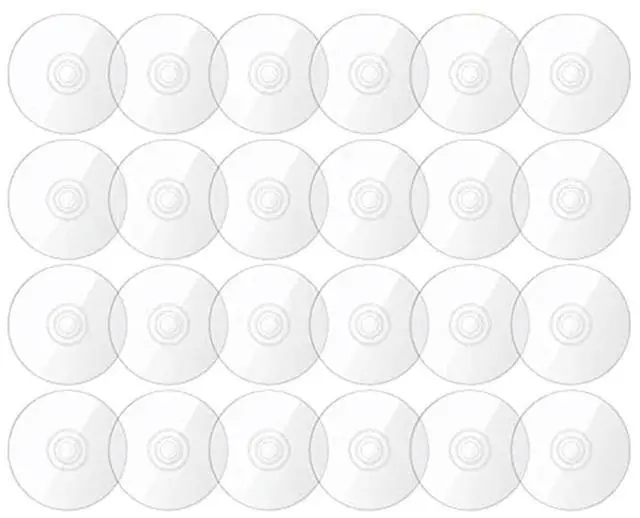 Main image of Clear CDs for Painting Blank CDs for Decoration DIY Aesthetic Wall Cd Room Decor Transparent Wall CDs Crafts (50 Pcs)-AB01