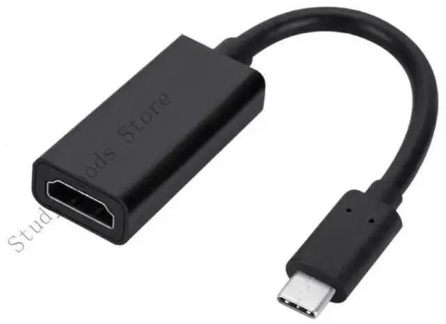 Alt view image 3 of 4 - Type C to HDTV 4K Adapter USB C Male to HDTV Female Converter Cable 4K@60Hz