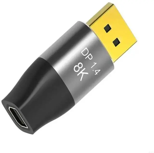 Alt view image 3 of 4 - Two Function Mini DisplayPort Adapter Support Up to 8K@60Hz 4K@144Hz Resolution