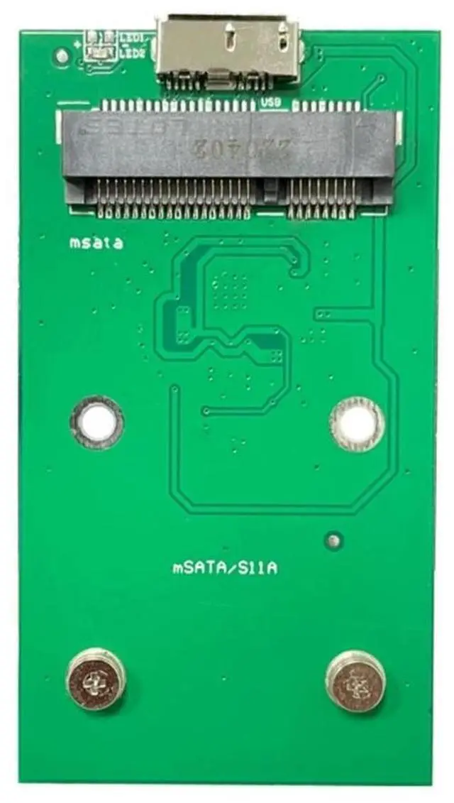 Main image of mSATA USB Adapters mSATA SSD Adapters Converters Card mSATA to USB Board mSATA SSD External Hard Adapters