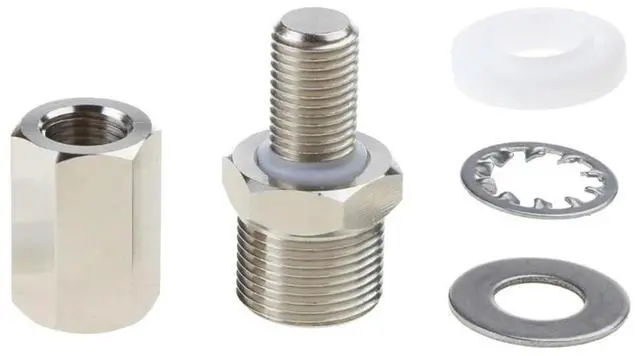 Main image of Heavy Duty CB Antenna Stud Mount Adapter Copper with SO-239 Connector for Mounting 3/8 x 24 Threads CB HAM Radio Antenna