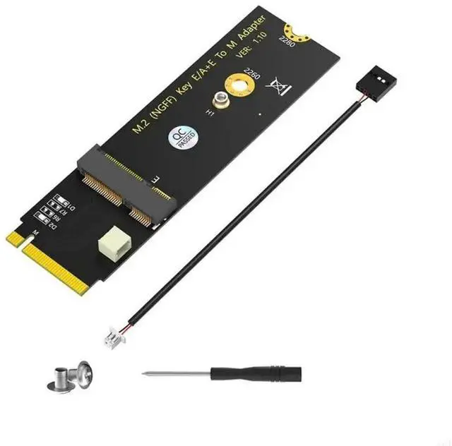 Main image of M.2 A+E Key WiFi Bluetooth-compatible Adapter Card Wide Compatibility Applications For AX200 AX201 AX210