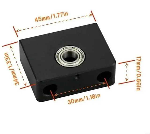 Main image of Z-Axles Leadscrew Top Mount Enhances Stability &Precise Bracket with Round Screw Support for Ender 3 10 3D Printer