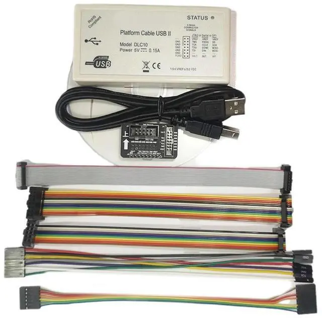 Main image of DLC10 Platform Cable USB Supports All Xilinx Device Jtag Slave-Serial and SPI Download Debugger Programmer for CPLD FPGA