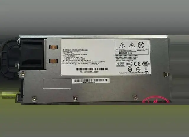 Main image of For R520G7 Server Power Supply PS-2751-2H-LF 750W