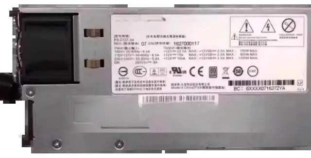 Main image of For 02130985 X6000 RH2485V2 RH5885V3 1200W power supply PS-2222-3H