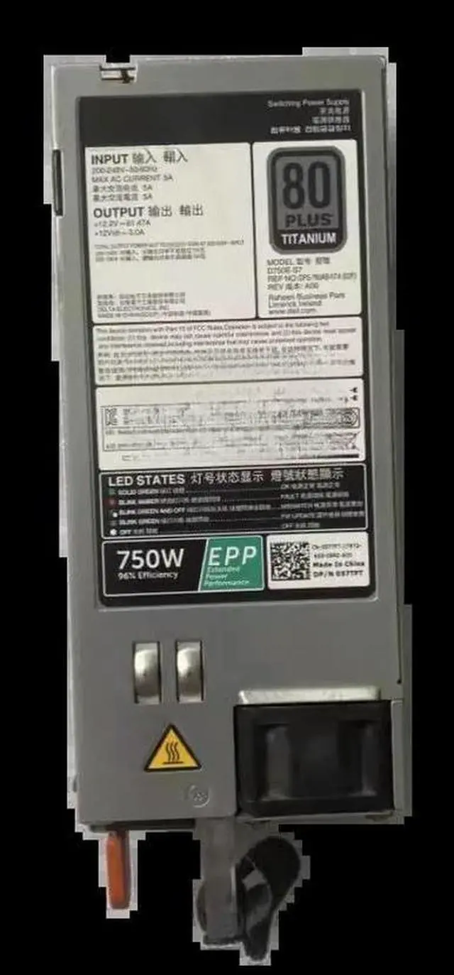 Main image of For 750W EPP Power Supply G6W6K V1YJ6 HTRH4 057TFT KNHJV 953MX 8H33M
