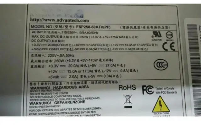 Main image of For 610L 610H and other FSP250-60ATV (PF) industrial computer power supply