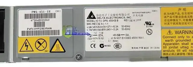 Main image of For DPS-450KB server, power supply PWS-451-1R 450W